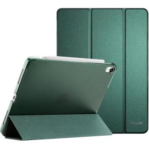 ProCase Smart Case for iPad Air 11-inch M4 (2026, 8th Gen) / M3 (2025) / M2 (2024) & 10.9 Inch iPad Air 5th (2022) & 4th (2020) – Protective Hard Back Cover with Auto Sleep/Wake – Pink(Mgreen)