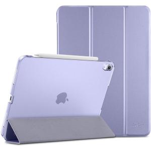 ProCase Smart Case for iPad Air 11-inch M4 (2026, 8th Gen) / M3 (2025) / M2 (2024) & 10.9 Inch iPad Air 5th (2022) & 4th (2020) – Protective Hard Back Cover with Auto Sleep/Wake – Pink(Purple)