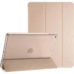 ProCase for iPad 9th/ 8th/ 7th Generation Case 10.2 Inch (2021/2020/2019 Release), 10.2 iPad Case 9th/ 8th/ 7th Gen Cover, Slim Smart Cover with Translucent Hard Shell Back -Black(Stone)