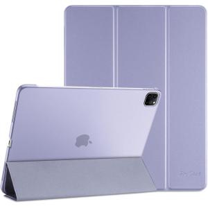 ProCase for iPad Pro 11 Inch Case 2022/2021/2020/2018(4th/3rd/2nd/1st Generation), iPad Pro 11″ Slim Stand Hard Back Cover Shell Smart Folio Compatible with Penci/Support Auto Wake/Sleep -Black(Lightpurple)