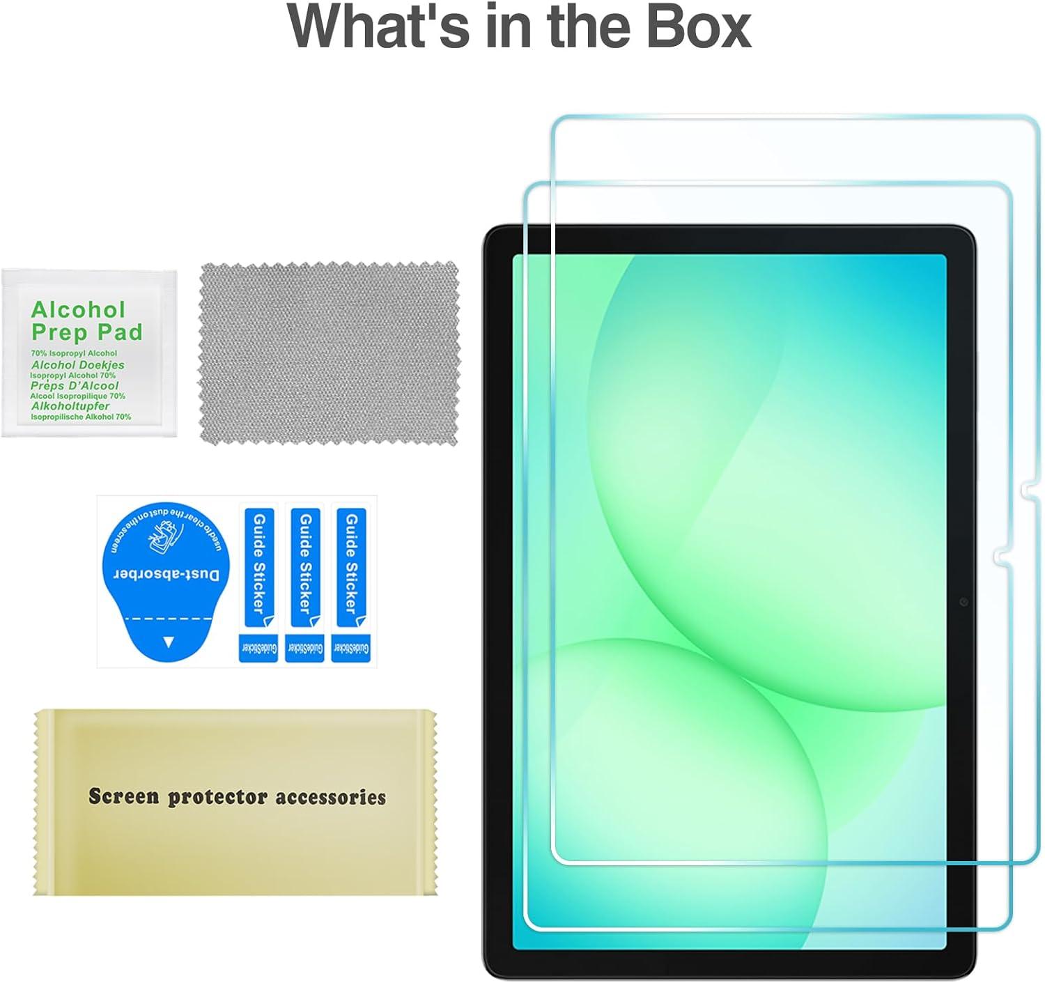 image:imageProCase 1 Pack Screen Protector for Galaxy Tab A11 Plus 2025 Tab A9 Plus 11 Inch 2023 HD Tempered Glass 9H Film Guard for Tab A11 A9 5G 112 Pack