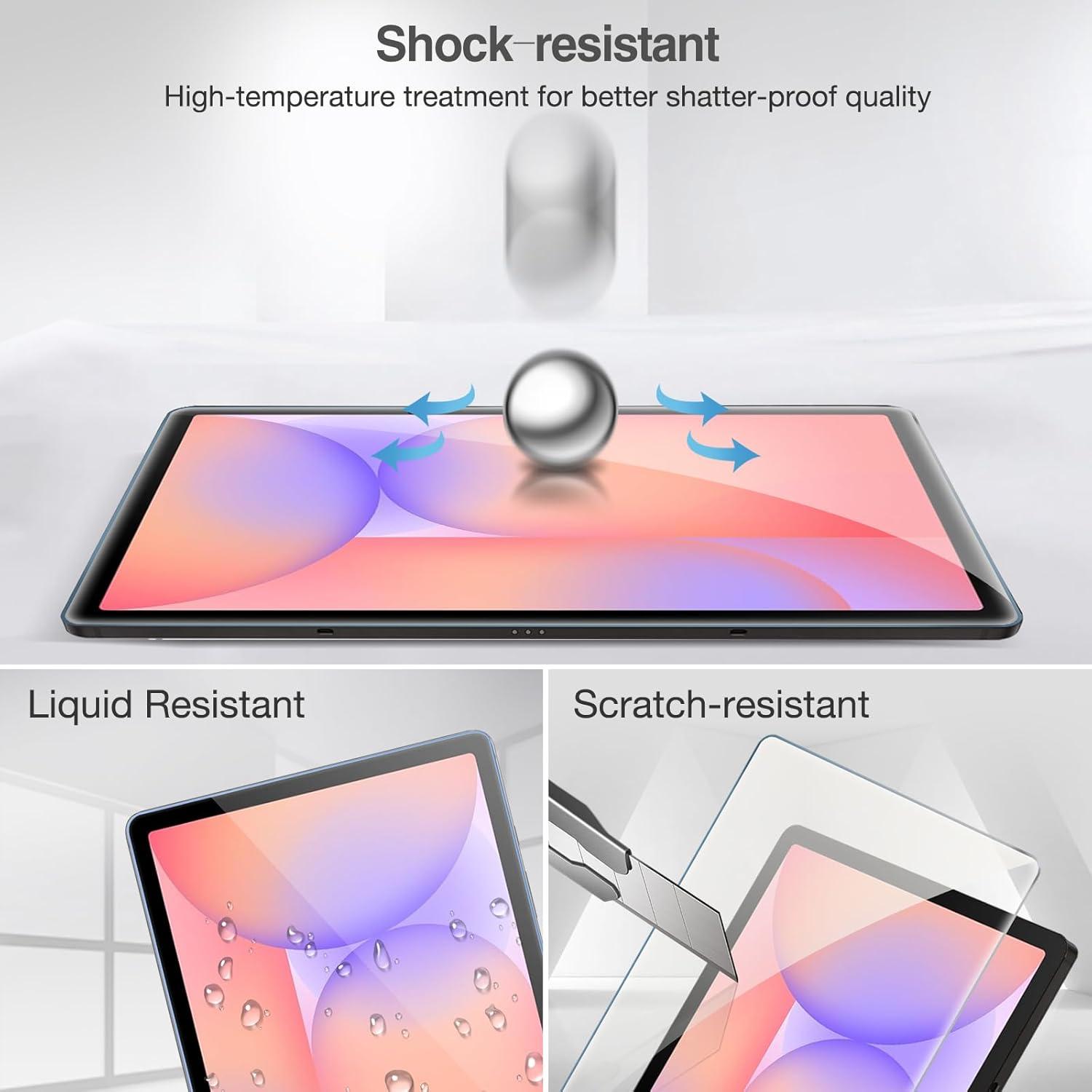 image:imageProCase 1 Pack Screen Protector for Tablet Galaxy Tab S11 Tab S10 LiteTab S10 FE 2025Tab S9 FE 109 Tab S9 2023 Tab S8 2022 Tab S7 2020 11 Hardness Tempered Glass Screen Film GuardTab S11 S10 Lite S10 FE S9 FE S9 S8 S7