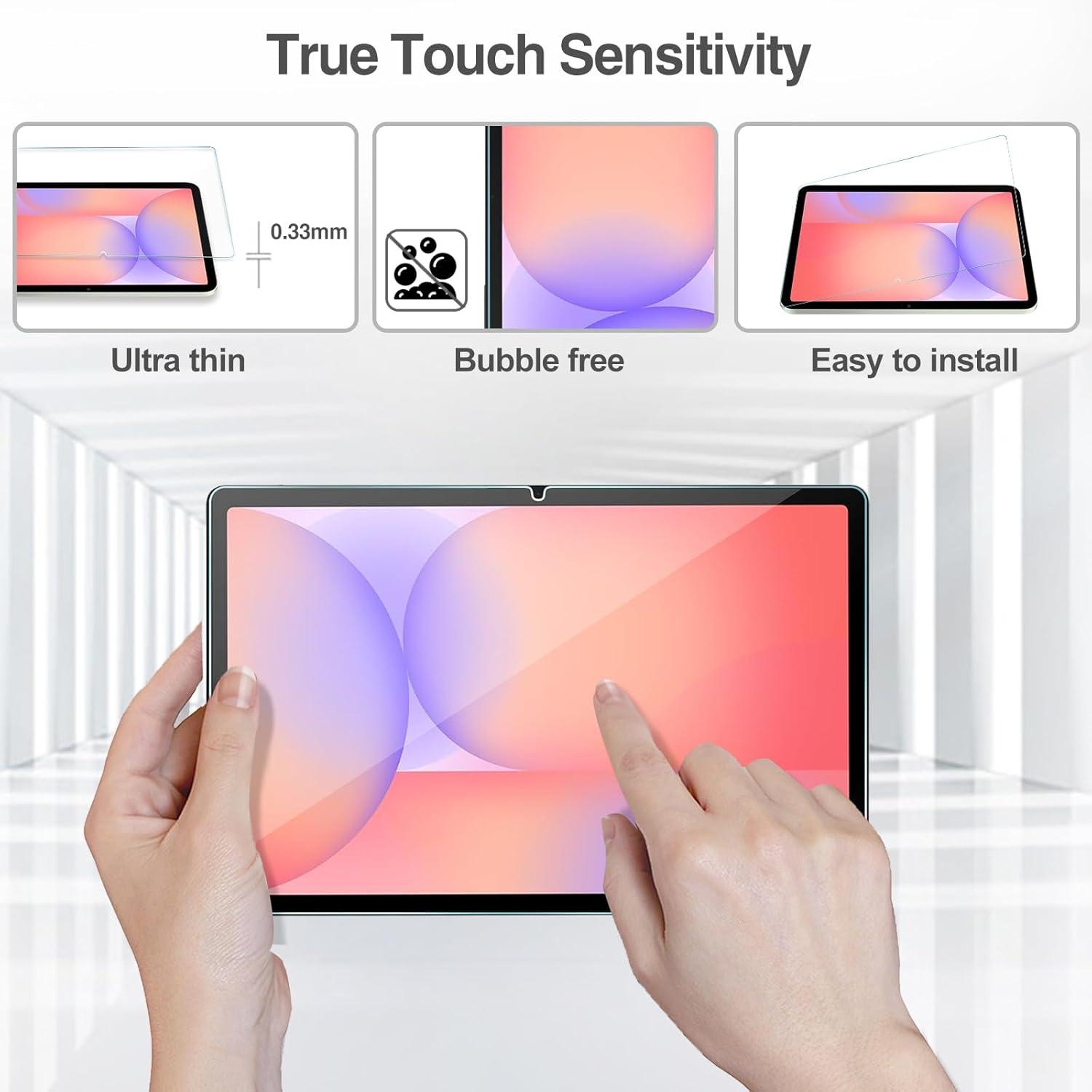 image:imageProCase 2 Pack Screen Protector for Galaxy Tab S10 Lite S10 FE 2025 Tab S9 FE 5G 2023 Tab S9 11 inch 2 Pack Camera Lens Protector Tempered Glass Film Compatible with S Pen MintMint