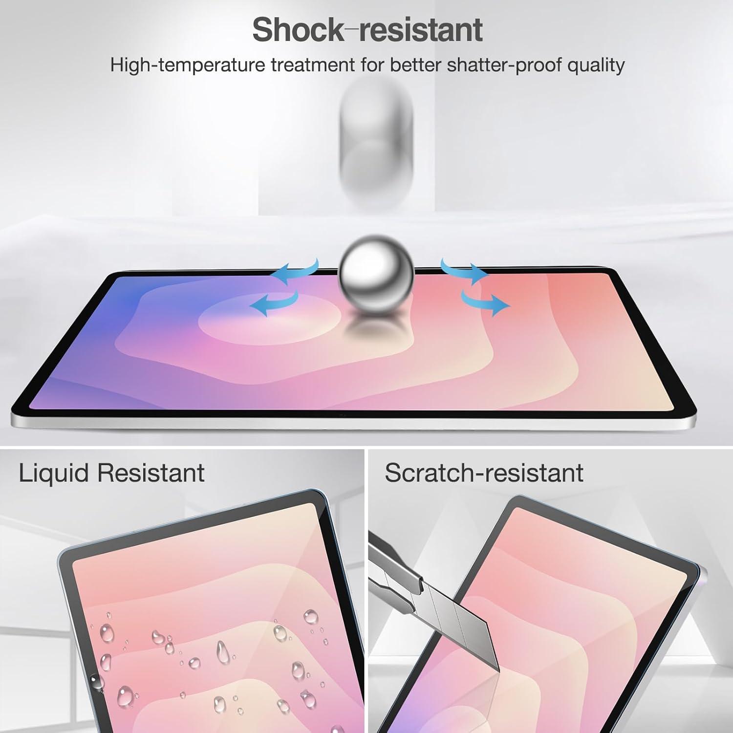 image:imageProCase 2 Pack Screen Protector for Galaxy Tab S11 2025 11 inch X730 X730N X736 1 Pack Camera Lens Protector Clear Tempered Glass Film Compatible with S Pen GraySilver