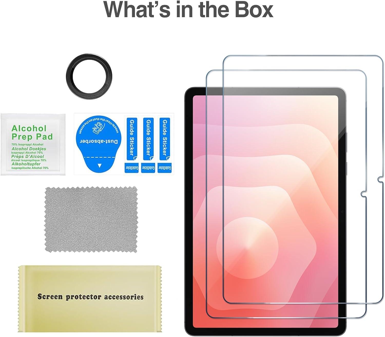 image:imageProCase 2 Pack Screen Protector for Galaxy Tab S11 2025 11 inch X730 X730N X736 1 Pack Camera Lens Protector Clear Tempered Glass Film Compatible with S Pen GrayGray