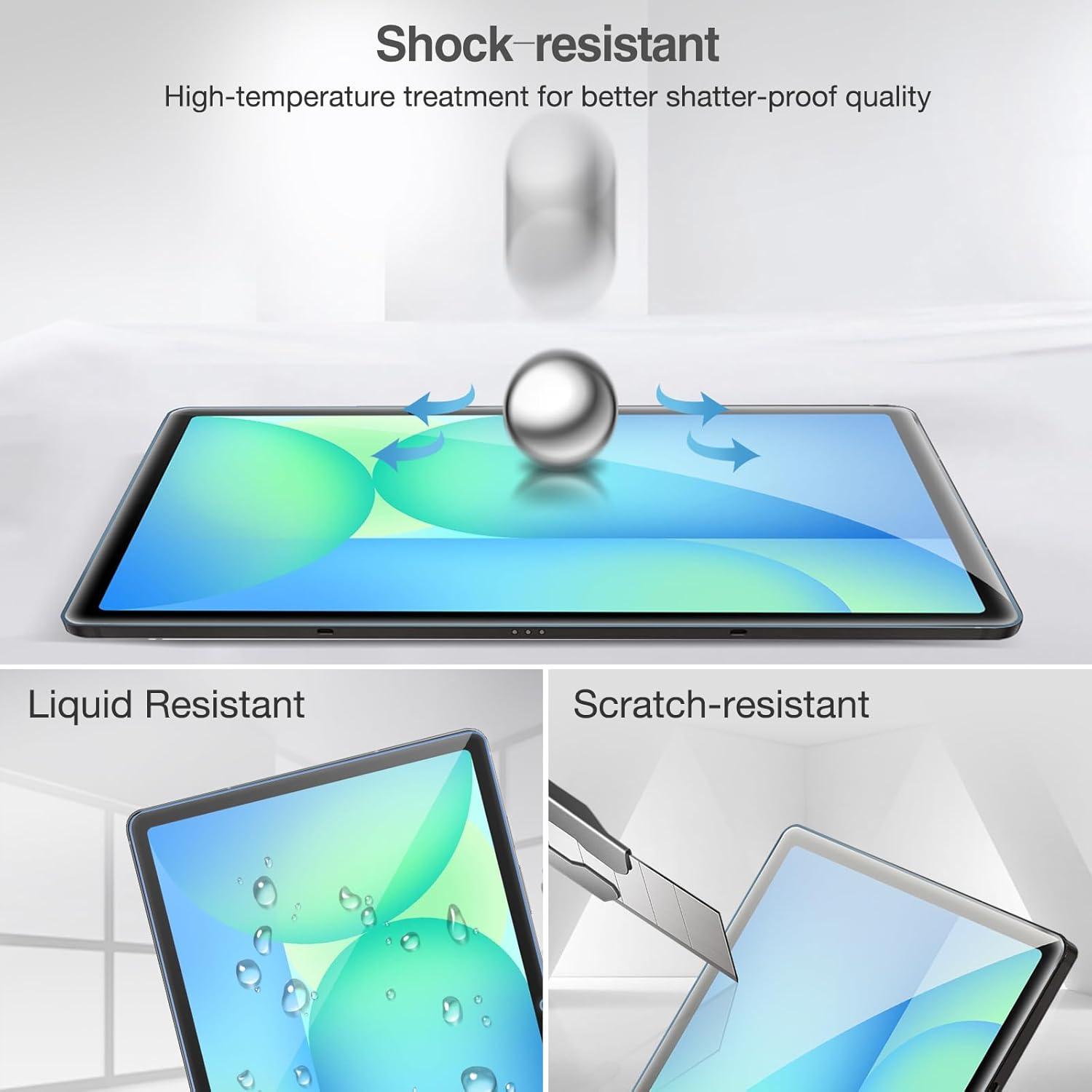 image:imageProCase 2 Pack Screen Protector for Tablet Galaxy Tab S11 Tab S10 LiteTab S10 FE 2025Tab S9 FE 109 Tab S9 2023 Tab S8 2022 Tab S7 2020 11 Hardness Tempered Glass Screen Film GuardTab S10 FE Plus 131