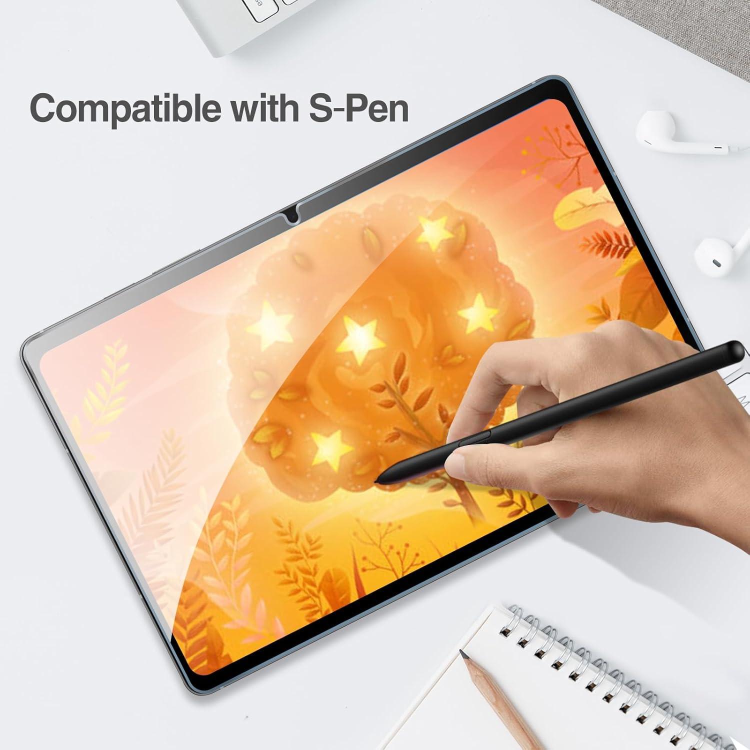 image:imageProCase 2 Pack Screen Protector for Tablet Galaxy Tab S11 Tab S10 LiteTab S10 FE 2025Tab S9 FE 109 Tab S9 2023 Tab S8 2022 Tab S7 2020 11 Hardness Tempered Glass Screen Film GuardTab S10 FE Plus 131