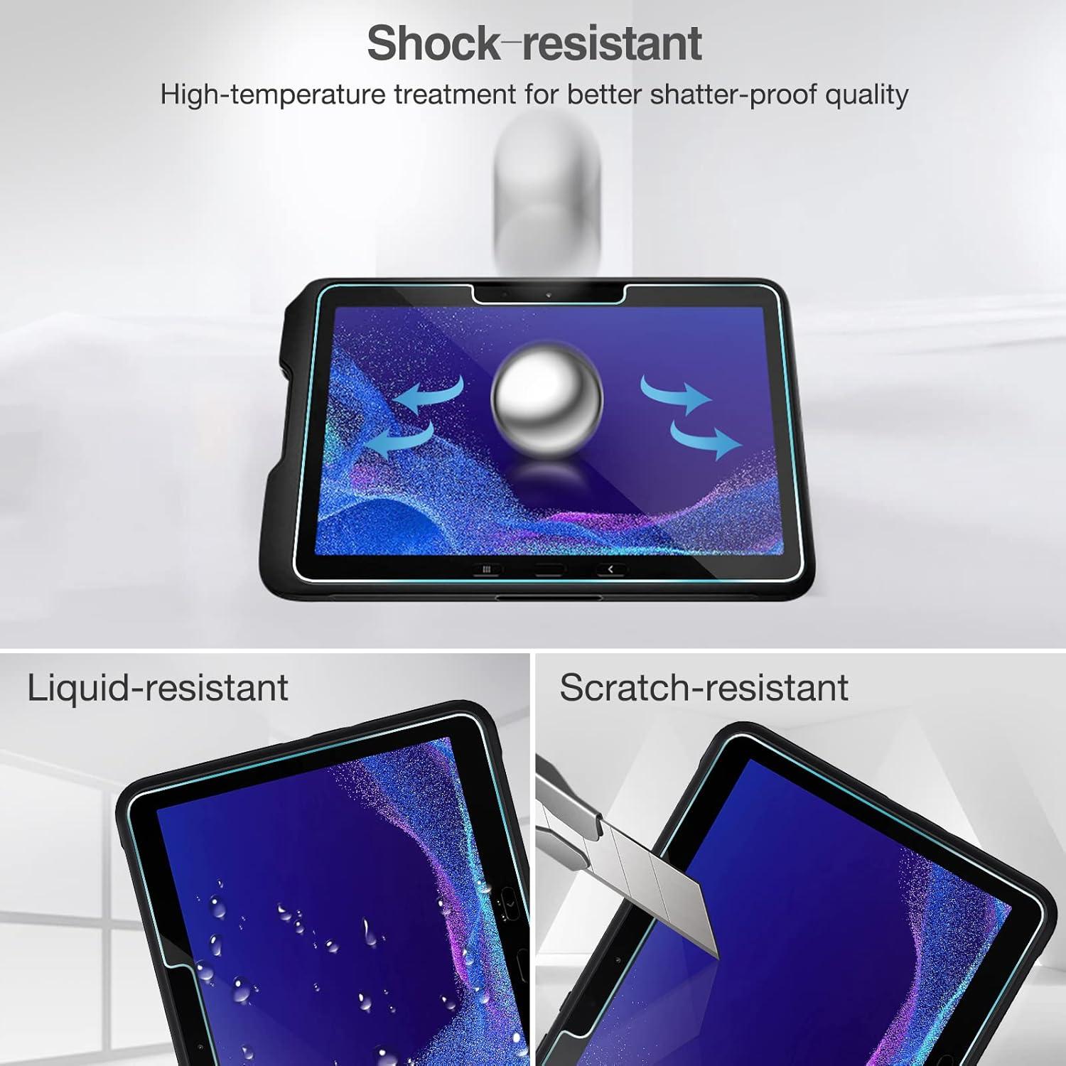 image:imageProCase 2 Pack Screen Protector for Tablet Galaxy Tab S11 Tab S10 LiteTab S10 FE 2025Tab S9 FE 109 Tab S9 2023 Tab S8 2022 Tab S7 2020 11 Hardness Tempered Glass Screen Film GuardTab Active4 Pro Tab Active Pro 101