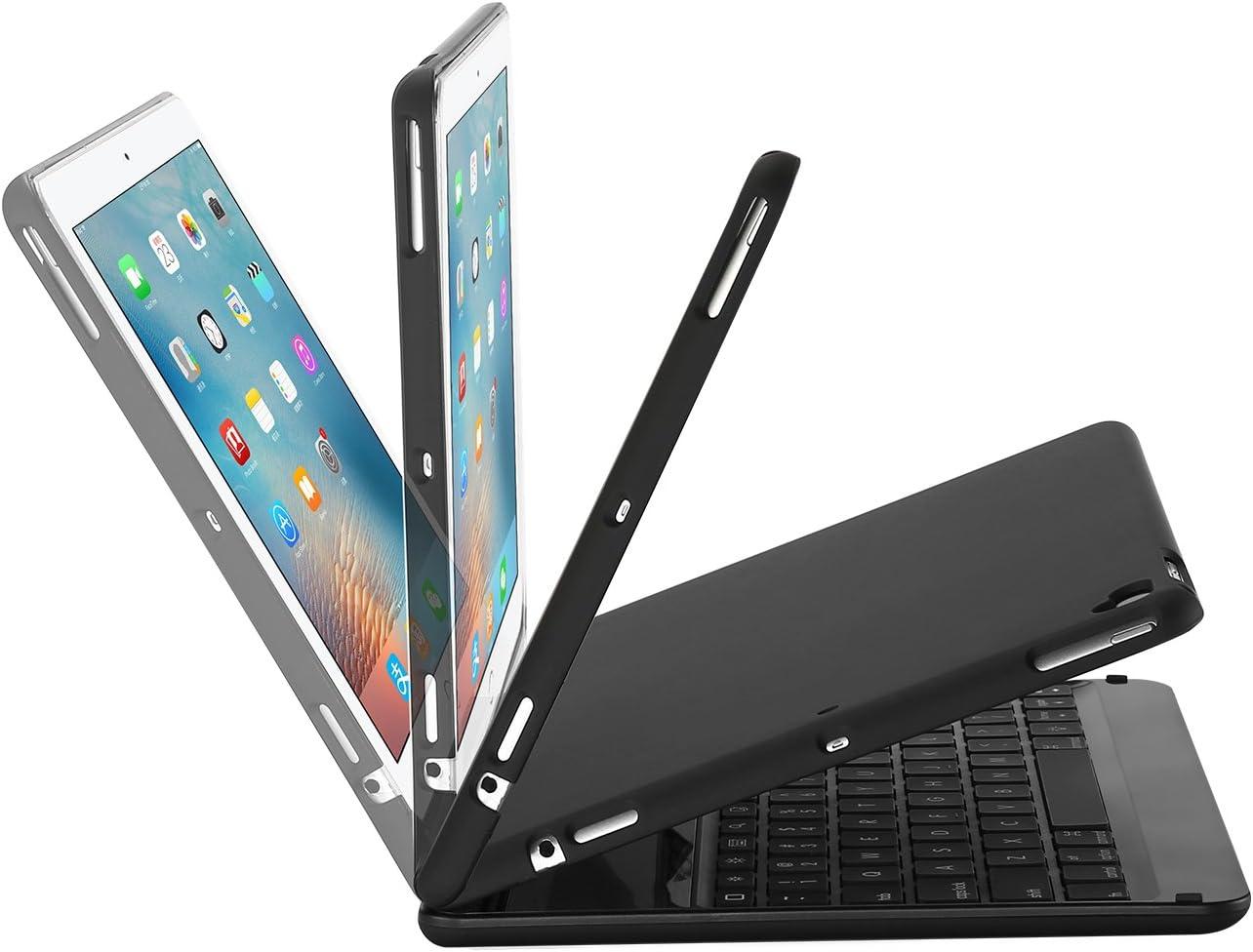image:imageProCase 360 Rotation 7Color Backlit Keyboard Case for iPad 97 inch Old Model iPad 6th Gen2018 iPad 5th Gen2017 iPad Pro 972016 iPad Air 22014 iPad Air 12013 Keyboard Cover Black