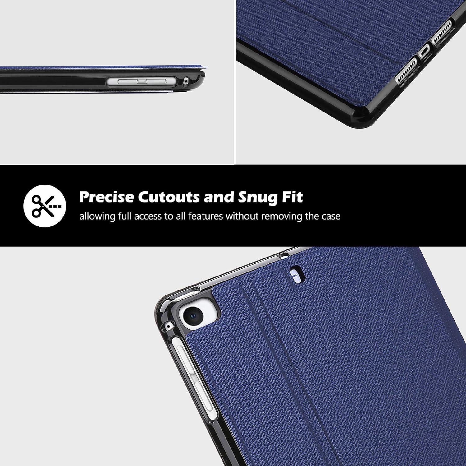 image:imageProCase Book Cover for iPad mini 5 Generation 2019 Mini 4 Mini 1 2 3 Slim Stand Protective Folio Case Smart Cover for iPad mini 54321 TealNavy