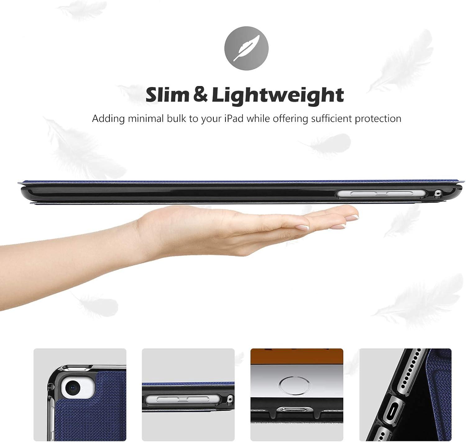 image:imageProCase Book Cover for iPad mini 5 Generation 2019 Mini 4 Mini 1 2 3 Slim Stand Protective Folio Case Smart Cover for iPad mini 54321 TealNavy