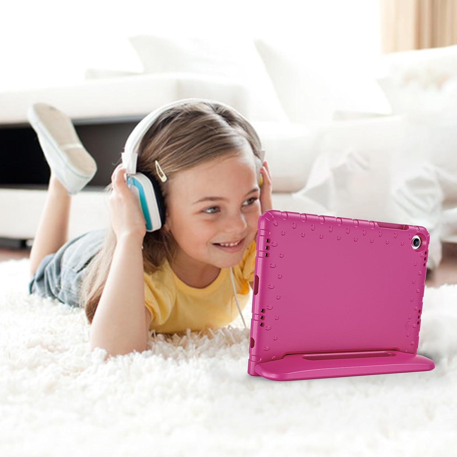 image:imageProCase Childrens Case for Samsung Galaxy Tab A9 A9 Plus 11 Inch 2023 SMX210 Lightweight Kids Case with Kickstand Shockproof Robust Child Protective Case Convertible Handle Handle Standmagenta