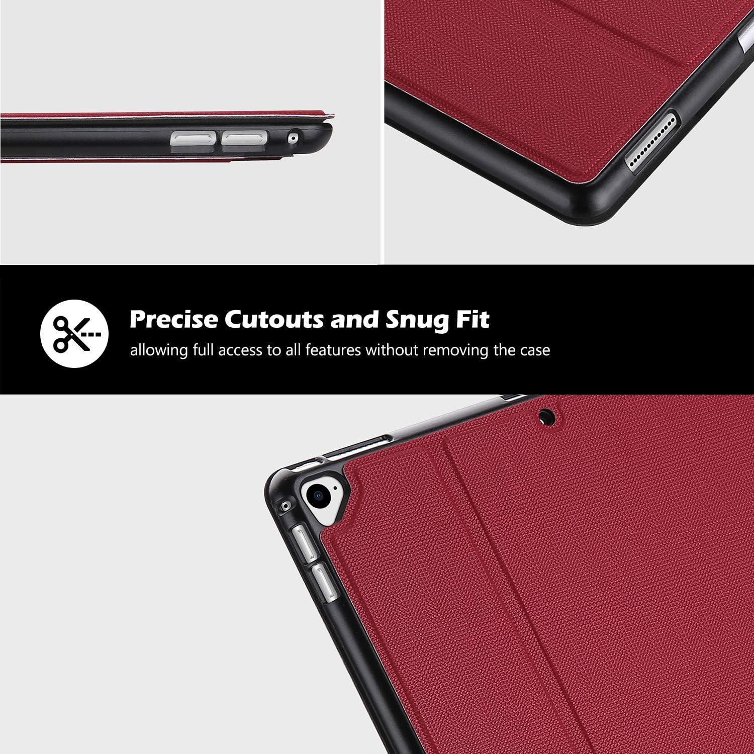 image:imageProCase Cover for iPad Pro 129 20172015 Old Model 2nd amp 1st Gen Slim Stand Protective Folio Case Smart Cover for iPad Pro 129 Inch 2nd Gen 2017 iPad Pro 129 Inch 1st Gen 2015 RedRed