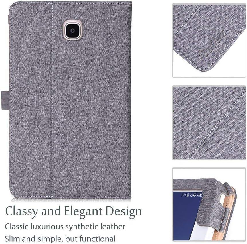 image:imageProCase Folio Case for Galaxy Tab A 80 2018 Verizon Sprint SMT387 Stand Case Cover for Galaxy Tab A 80 4G LTE VerizonSprintTMobileATampT 2018 Release Grey