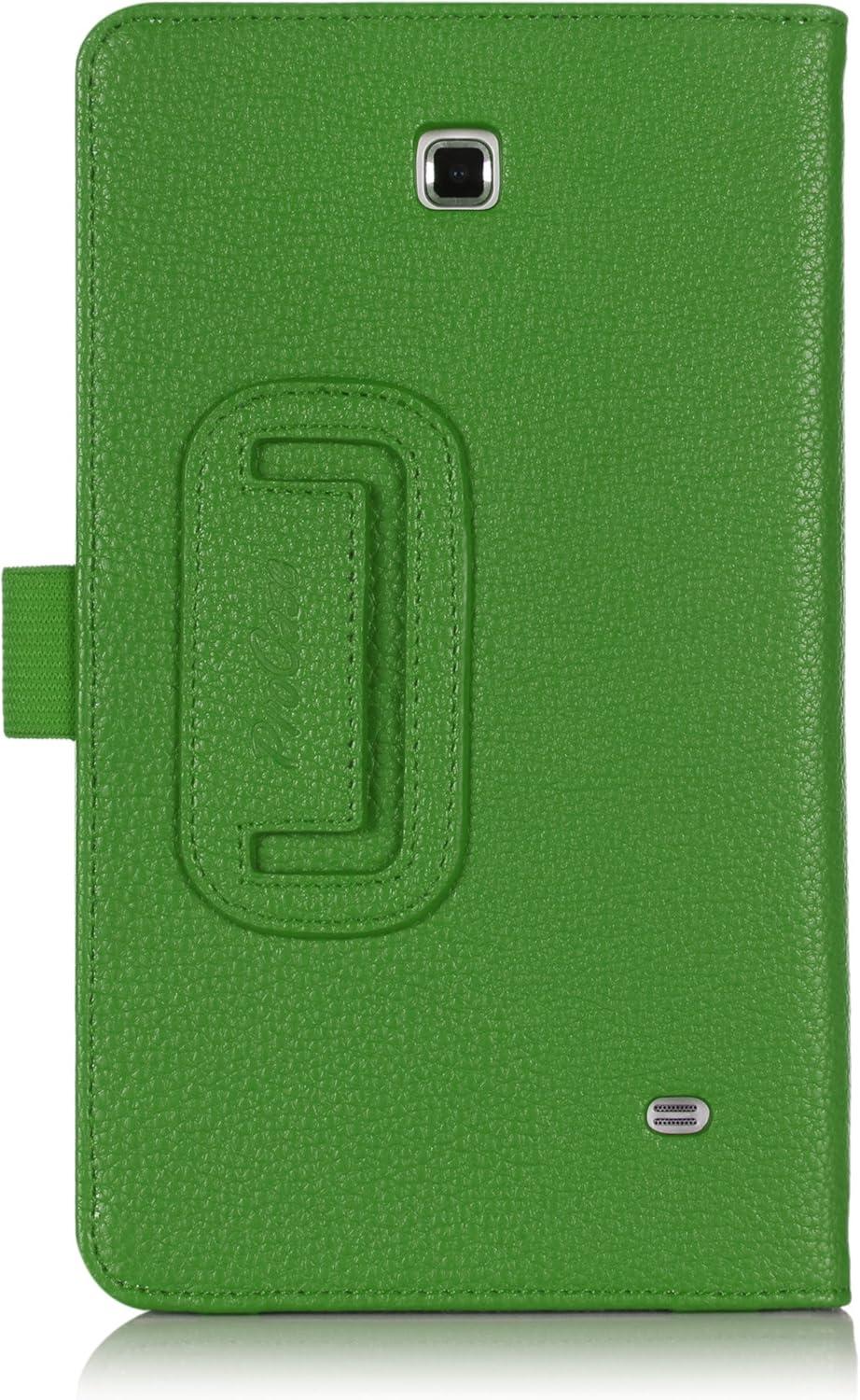 image:imageProCase Folio Case with Stand for Samsung Galaxy Tab 4 70 Tablet 2014 7 inch Tab 4 SMT230 T231 T235 with Hand Strap Bonus Stylus Pen Included Green