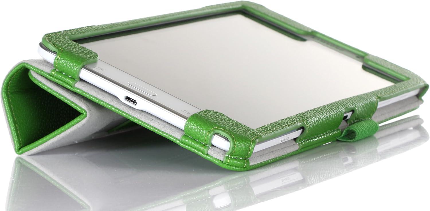 image:imageProCase Galaxy Tab 4 80 Case with Bonus Stylus Pen Smart Cover Case with Stand for 8 inch Tab 4 Tablet 2014 SMT330 T331 T335 with Auto SleepWake Feature Green