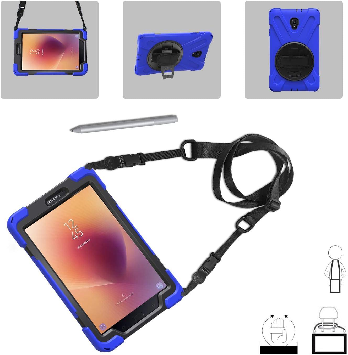 image:imageProCase Galaxy Tab A 80 2017 T380 T385 Case Old Model Rugged Heavy Duty Shockproof Rotating Kickstand Protective Cover Case for Galaxy Tab A Tablet 2017 T380 T385 Blue