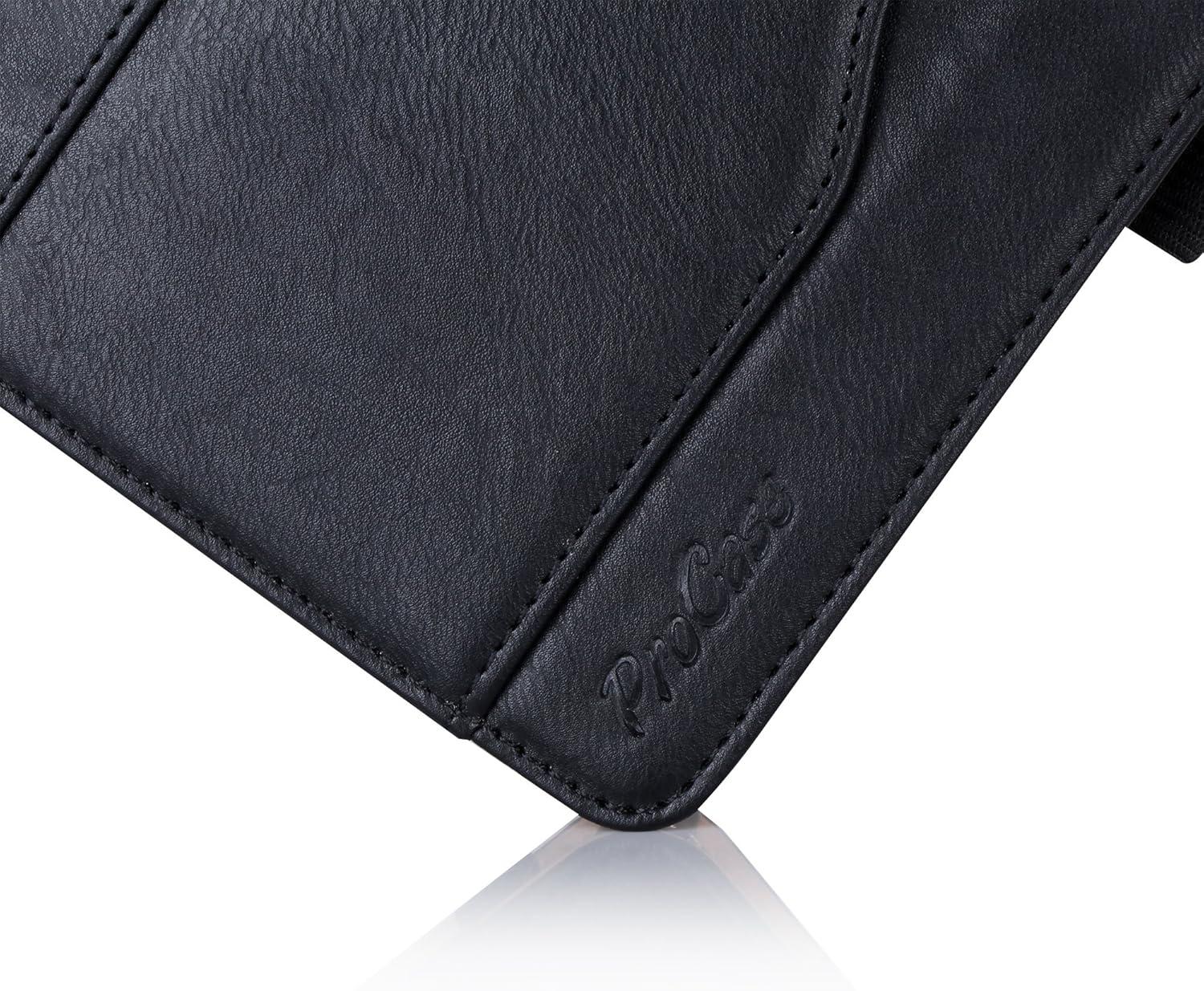 image:imageProCase Galaxy Tab E Lite 70 CaseTab 3 Lite 7 Case Stand Folio Case Cover for Galaxy Tab E Lite 7inch TabletTab 3 Lite 7 with Multiple Viewing Angles Document Card Pocket Black