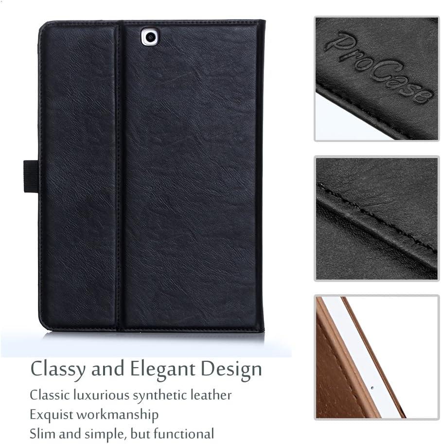 image:imageProCase Galaxy Tab S2 97 Case Leather Stand Folio Case Cover for Galaxy Tab S2 Tablet 97 inch SMT810 T815 T813 BlackBlack