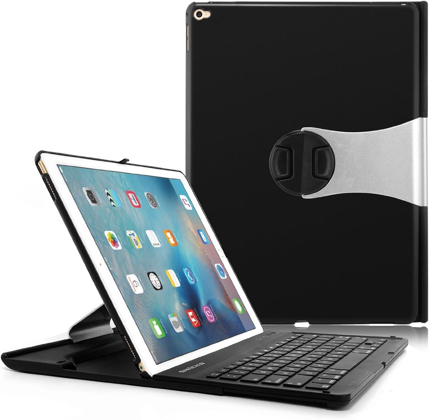 image:imageProCase Keyboard Case for 1st amp 2nd Generation iPad Pro 129 2017 2015 iPad Pro 129 Tablet Wireless Keyboard Case for iPad Pro 129 2nd amp 1st Gen Black