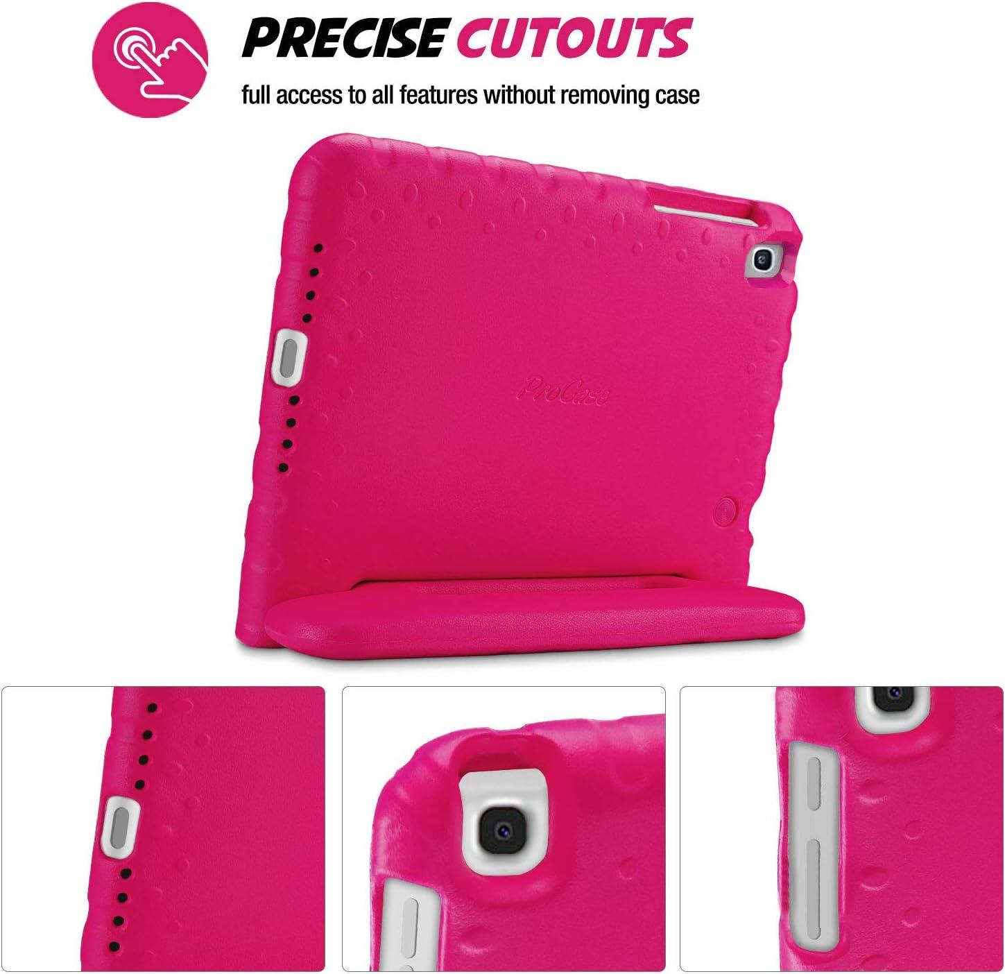 image:imageProCase Kids Case for Galaxy Tab A7 104 2020 T500 T503 T505 T507 Shock Proof Convertible Handle Stand Cover Lightweight Kids Friendly Protective Case for 104 inch Galaxy Tab A7 BlackMagenta