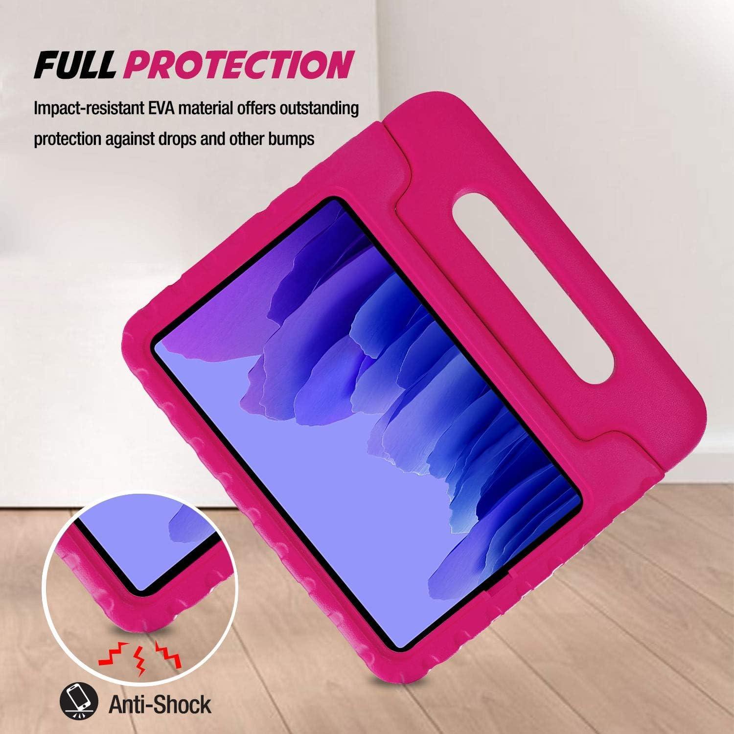 image:imageProCase Kids Case for Galaxy Tab A7 104 2020 T500 T503 T505 T507 Shock Proof Convertible Handle Stand Cover Lightweight Kids Friendly Protective Case for 104 inch Galaxy Tab A7 BlackMagenta