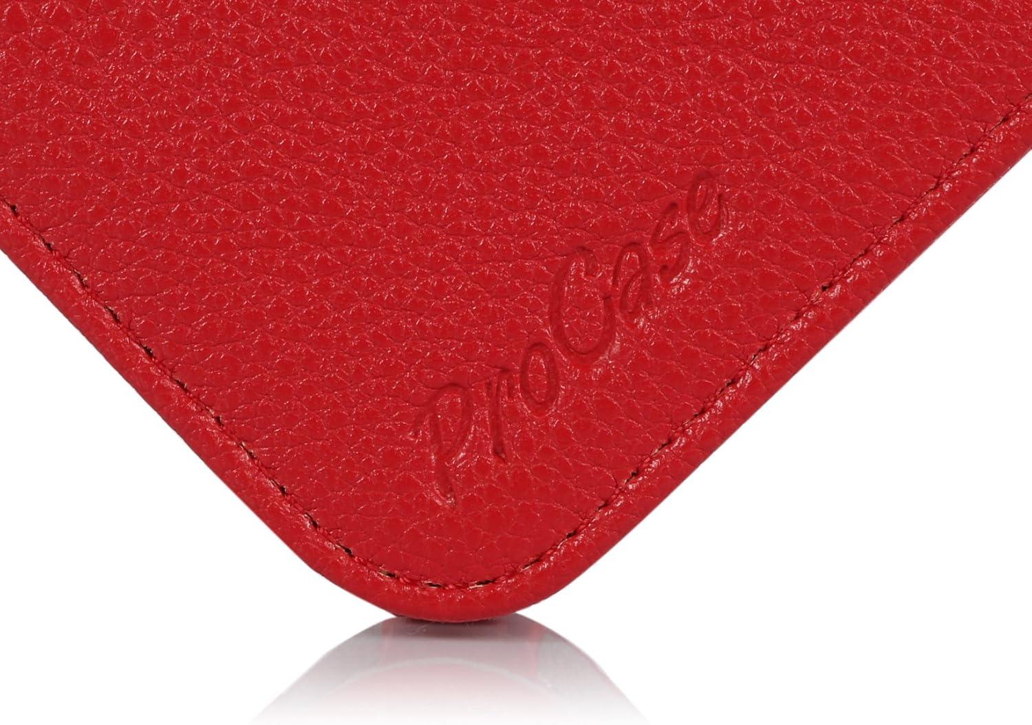 image:imageProCase Samsung Galaxy Tab 4 101 Tablet Case BiFold Stand Cover Case for 10 inch Galaxy Tab 4 2014 Released Also Compatible with Galaxy Tab 3 101 Red