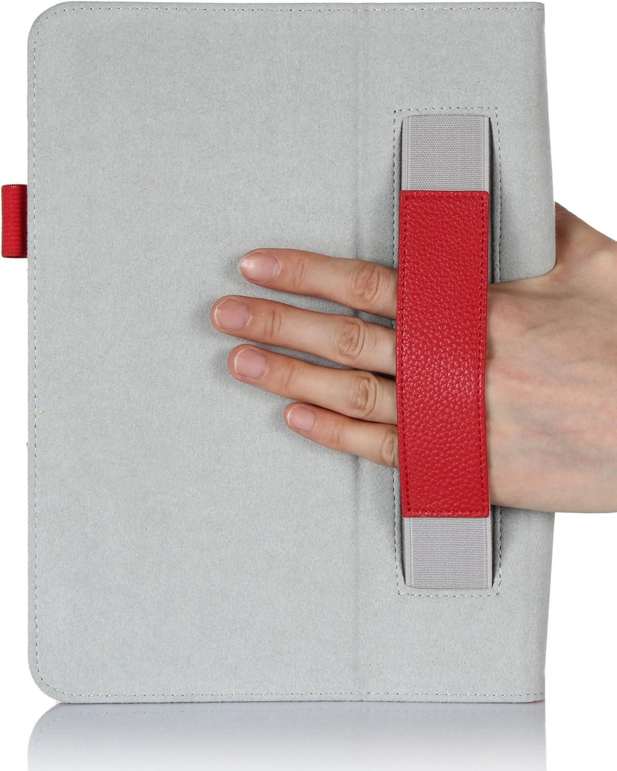 image:imageProCase Samsung Galaxy Tab 4 101 Tablet Case BiFold Stand Cover Case for 10 inch Galaxy Tab 4 2014 Released Also Compatible with Galaxy Tab 3 101 Red