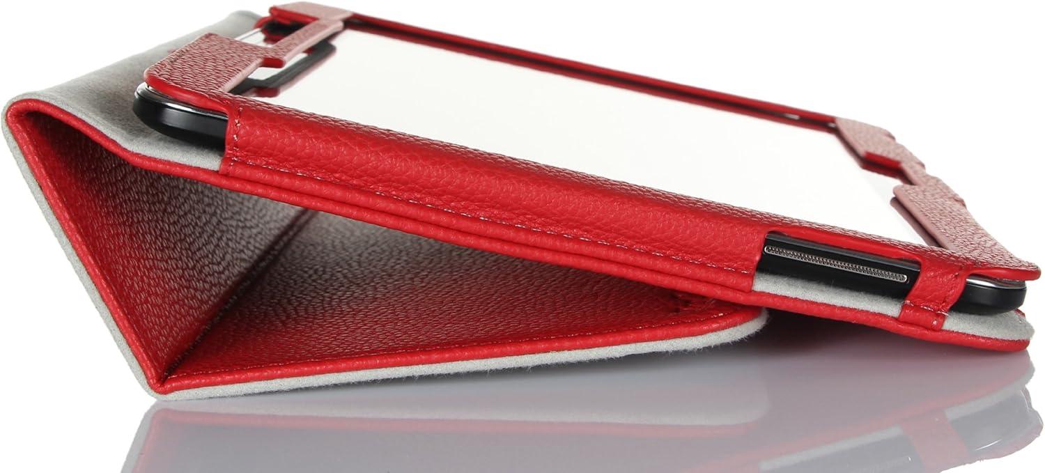 image:imageProCase Samsung Galaxy Tab 4 101 Tablet Case BiFold Stand Cover Case for 10 inch Galaxy Tab 4 2014 Released Also Compatible with Galaxy Tab 3 101 Red