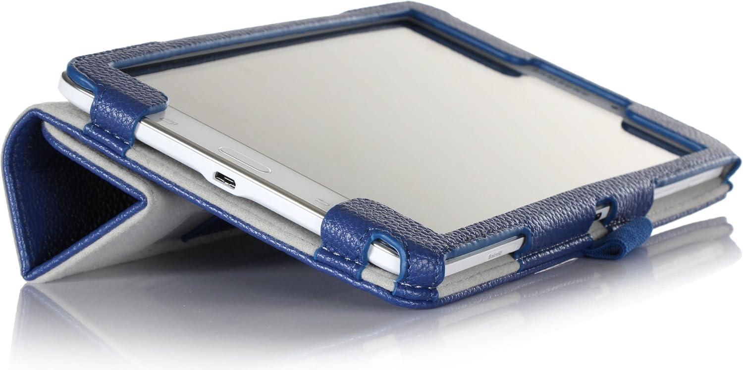 image:imageProCase Samsung Galaxy Tab 4 80 Case with Bonus Stylus Pen Smart Cover Case with Stand for 8 inch Tab 4 Tablet 2014 SMT330 T331 T335 with Auto SleepWake Feature Navy Dark Blue