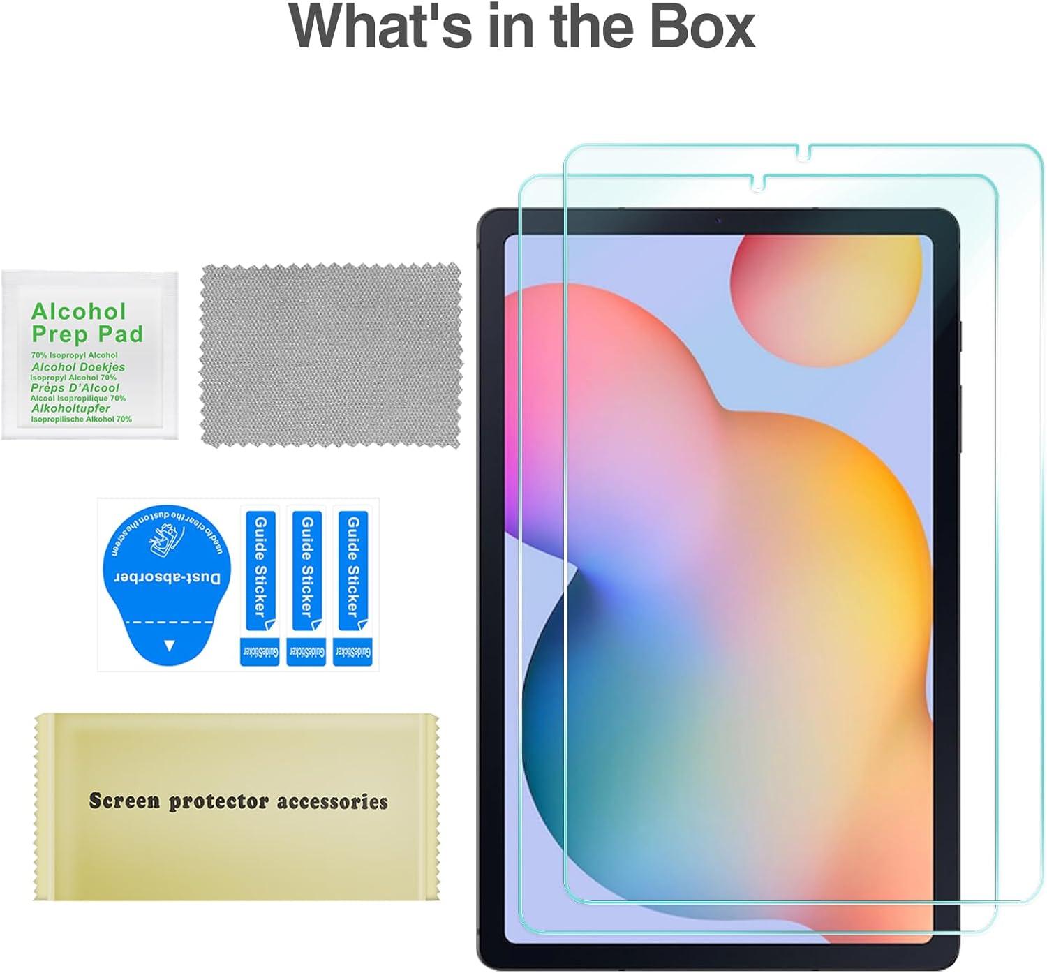 image:imageProCase Screen Protector for Galaxy Tab S6 Lite 104 Inch 202420222020SMP620P625P613P619P615P610 HD Clear 9H Hardness Tempered Glass Screen Saver Film Guard for Galaxy Tab S6 Lite 1 Pack2