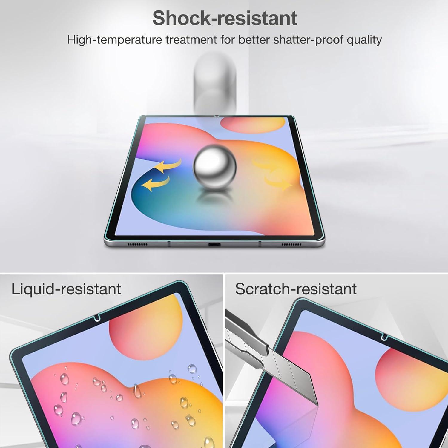 image:imageProCase Screen Protector for Galaxy Tab S6 Lite 104 Inch 202420222020SMP620P625P613P619P615P610 HD Clear 9H Hardness Tempered Glass Screen Saver Film Guard for Galaxy Tab S6 Lite 1 Pack1