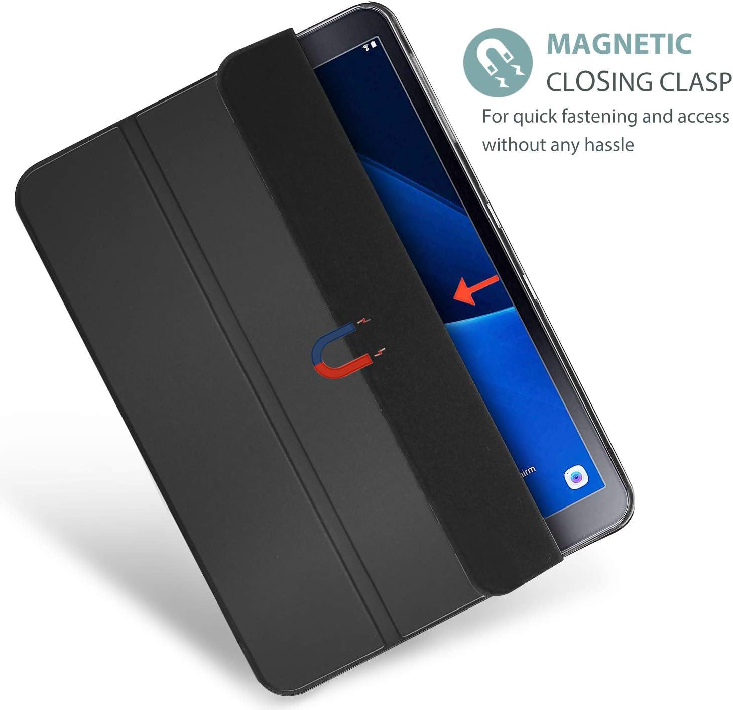 image:imageProCase Slim Case for Galaxy Tab A 101 2016 SMT580 T585 T587 Lightweight Stand Shell Smart Cover for Old Model Galaxy Tab A 101 Case 2016 EmeraldBlack