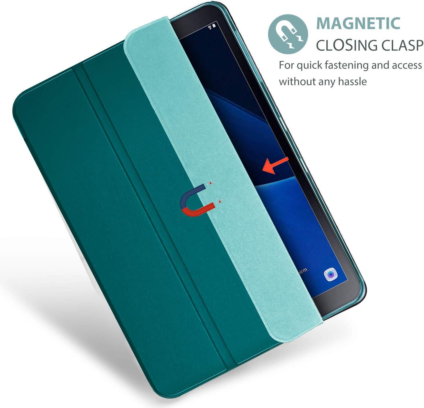 image:imageProCase Slim Case for Galaxy Tab A 101 2016 SMT580 T585 T587 Lightweight Stand Shell Smart Cover for Old Model Galaxy Tab A 101 Case 2016 EmeraldEmerald