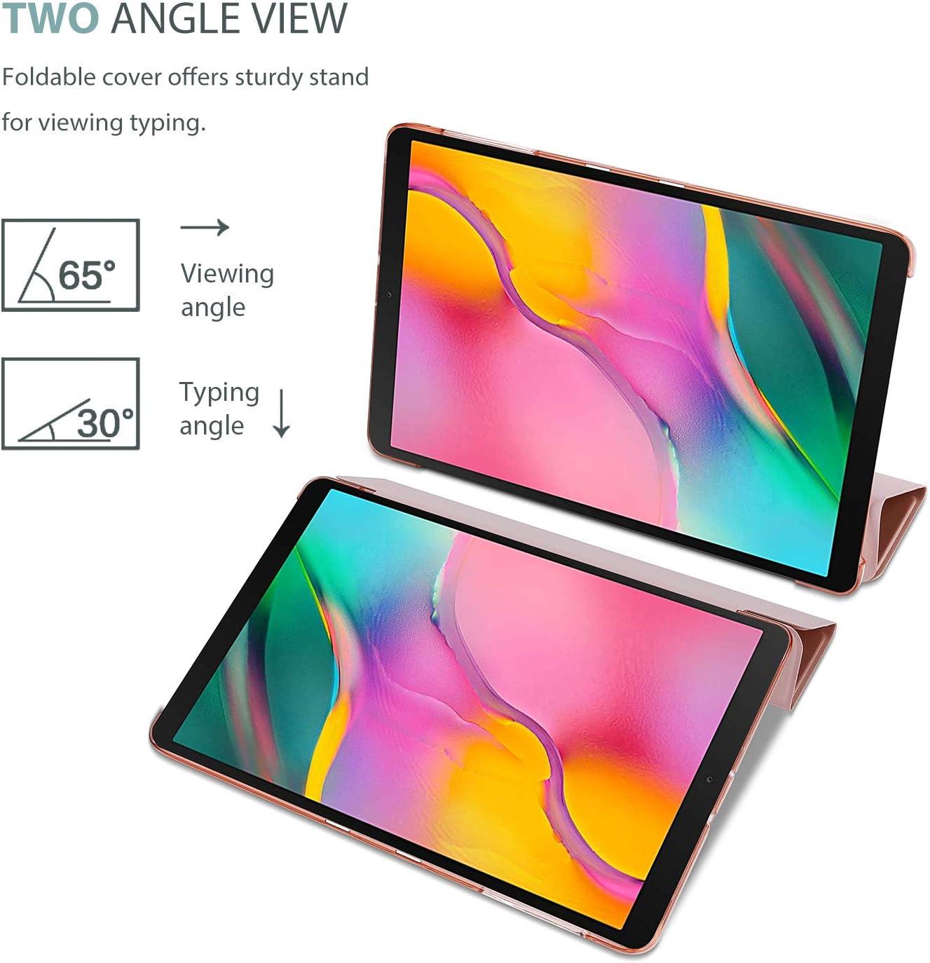 image:imageProCase Slim Case for Galaxy Tab A 101 2019 Model T510 T515 T517 Lightweight Stand Case Shell Cover for 101 Inch Galaxy Tab A Tablet SMT510 SMT515 SMT517 2019 Release BlackRosegold