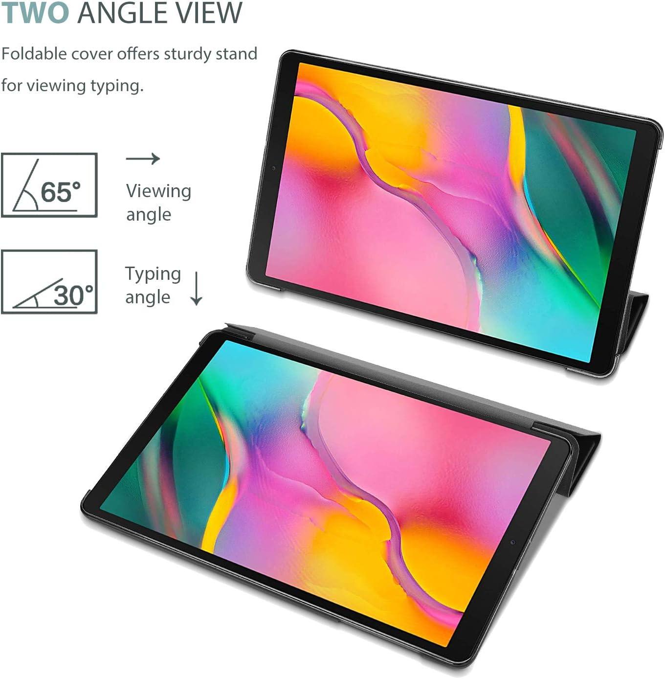 image:imageProCase Slim Case for Galaxy Tab A 101 2019 Model T510 T515 T517 Lightweight Stand Case Shell Cover for 101 Inch Galaxy Tab A Tablet SMT510 SMT515 SMT517 2019 Release BlackBlack