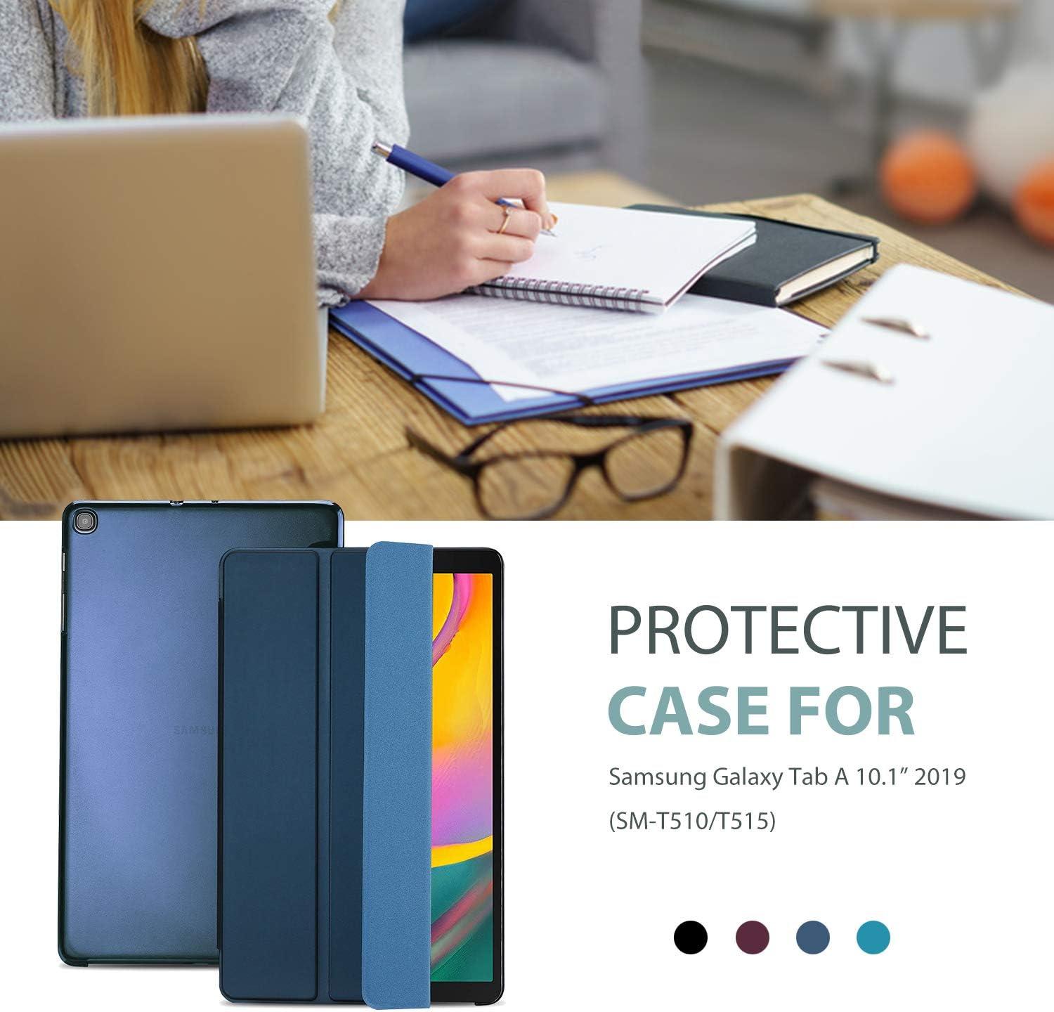 image:imageProCase Slim Case for Galaxy Tab A 101 2019 Model T510 T515 T517 Lightweight Stand Case Shell Cover for 101 Inch Galaxy Tab A Tablet SMT510 SMT515 SMT517 2019 Release BlackNavy