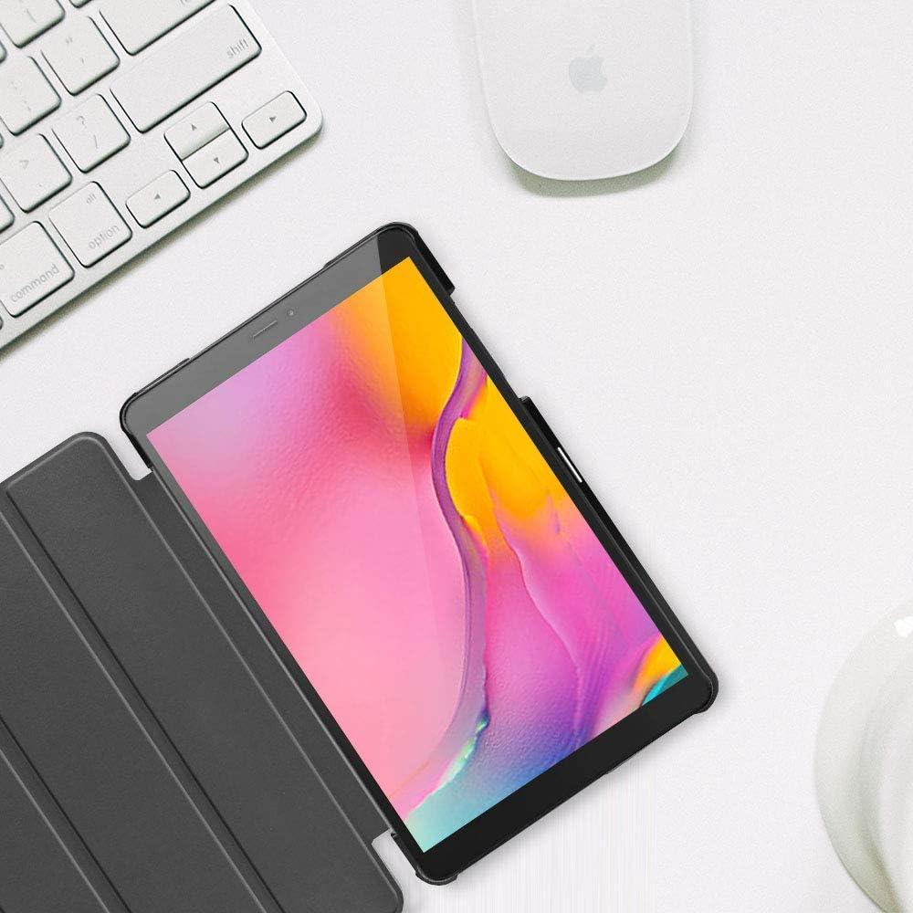 image:imageProCase Slim Case for Galaxy Tab A 8inch 2019 T290 T295 Light Cover Trifold Stand Hard Shell Folio Case for 80 inch Galaxy Tab A 2019 Without S Pen Model SMT290 WiFi SMT295 LTE MagentaBlack
