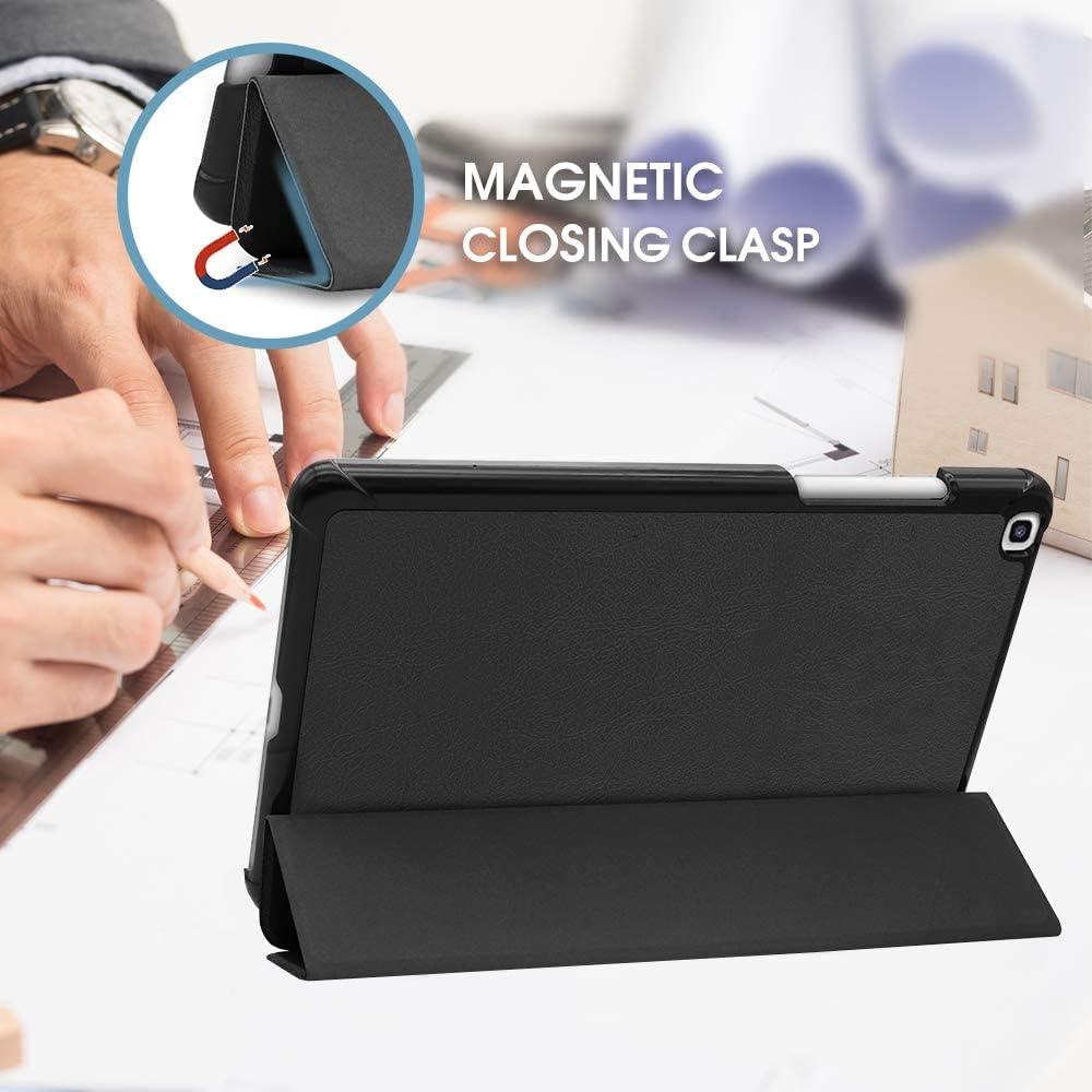 image:imageProCase Slim Case for Galaxy Tab A 8inch 2019 T290 T295 Light Cover Trifold Stand Hard Shell Folio Case for 80 inch Galaxy Tab A 2019 Without S Pen Model SMT290 WiFi SMT295 LTE MagentaBlack