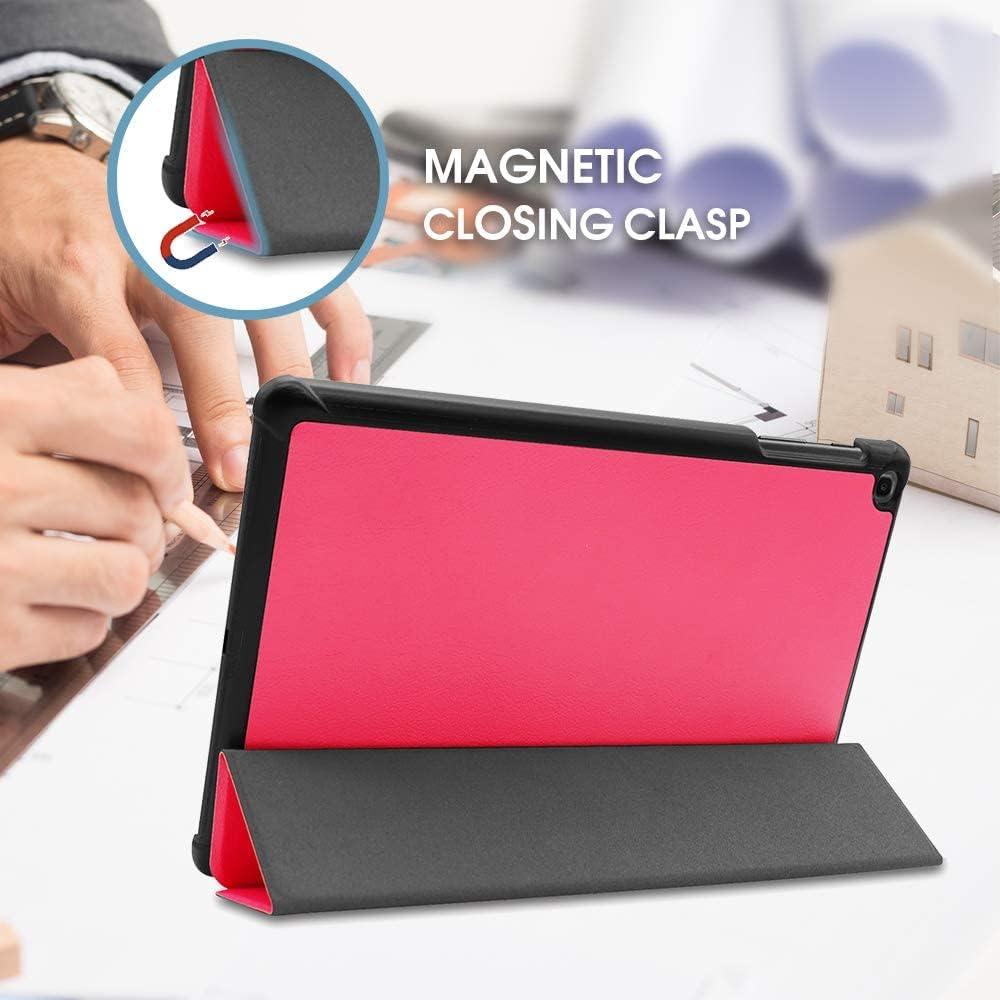image:imageProCase Slim Case for Galaxy Tab A 8inch 2019 T290 T295 Light Cover Trifold Stand Hard Shell Folio Case for 80 inch Galaxy Tab A 2019 Without S Pen Model SMT290 WiFi SMT295 LTE MagentaMagenta