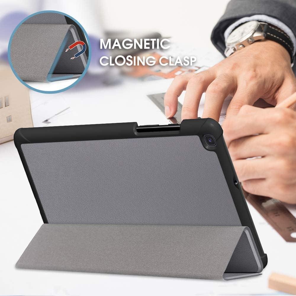 image:imageProCase Slim Case for Galaxy Tab A 8inch 2019 T290 T295 Light Cover Trifold Stand Hard Shell Folio Case for 80 inch Galaxy Tab A 2019 Without S Pen Model SMT290 WiFi SMT295 LTE MagentaGrey