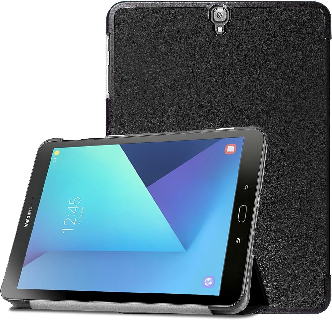 image:imageProCase Slim Case for Galaxy Tab S3 97 Light Smart Cover Stand Hard Shell Case for Galaxy Tab S3 97Inch Tablet SMT820 T825 T827 BlackBlack