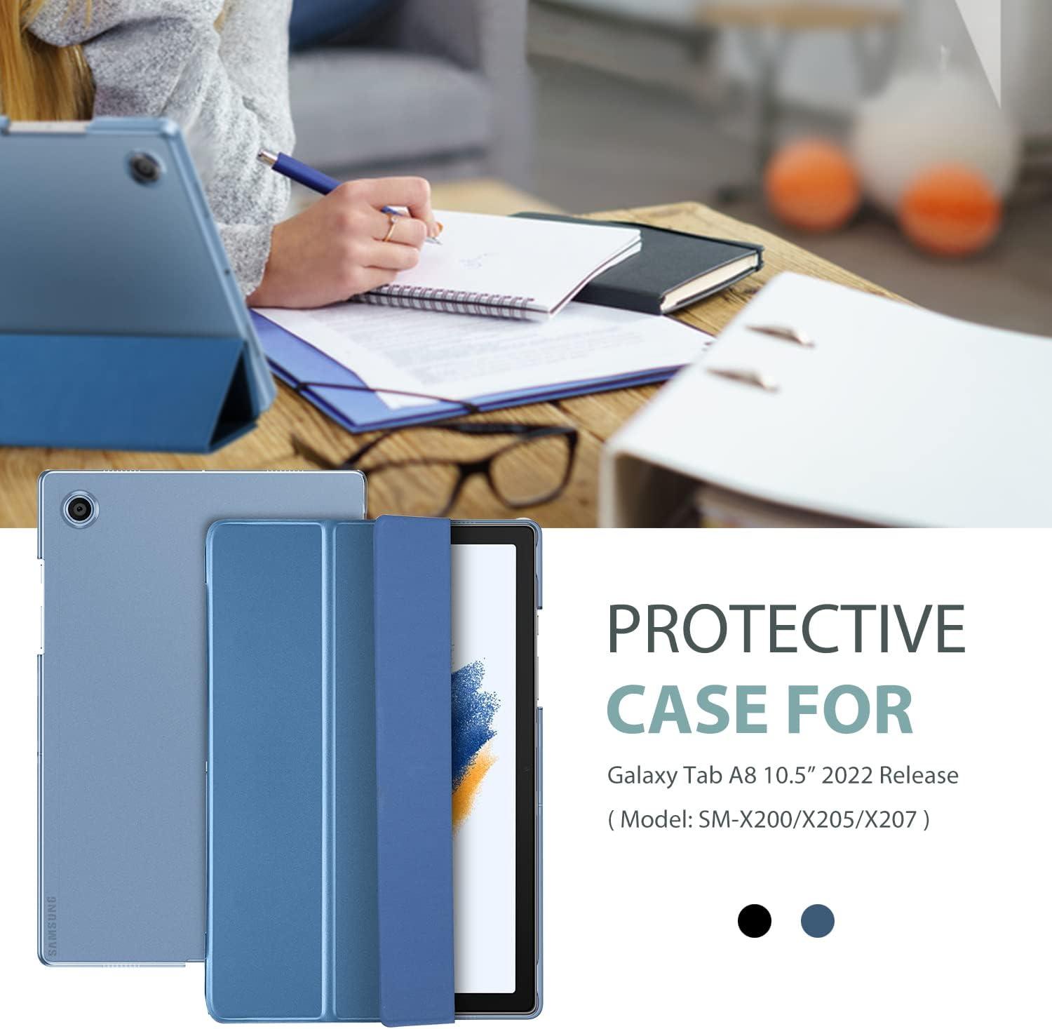 image:imageProCase Smart Case for Galaxy Tab A8 105 Slim Stand Hard Back Shell Protective Smart Cover Case for Galaxy Tab A8 105 Inch 2022 SMX200 X205 X207 SkyBlueBlue1