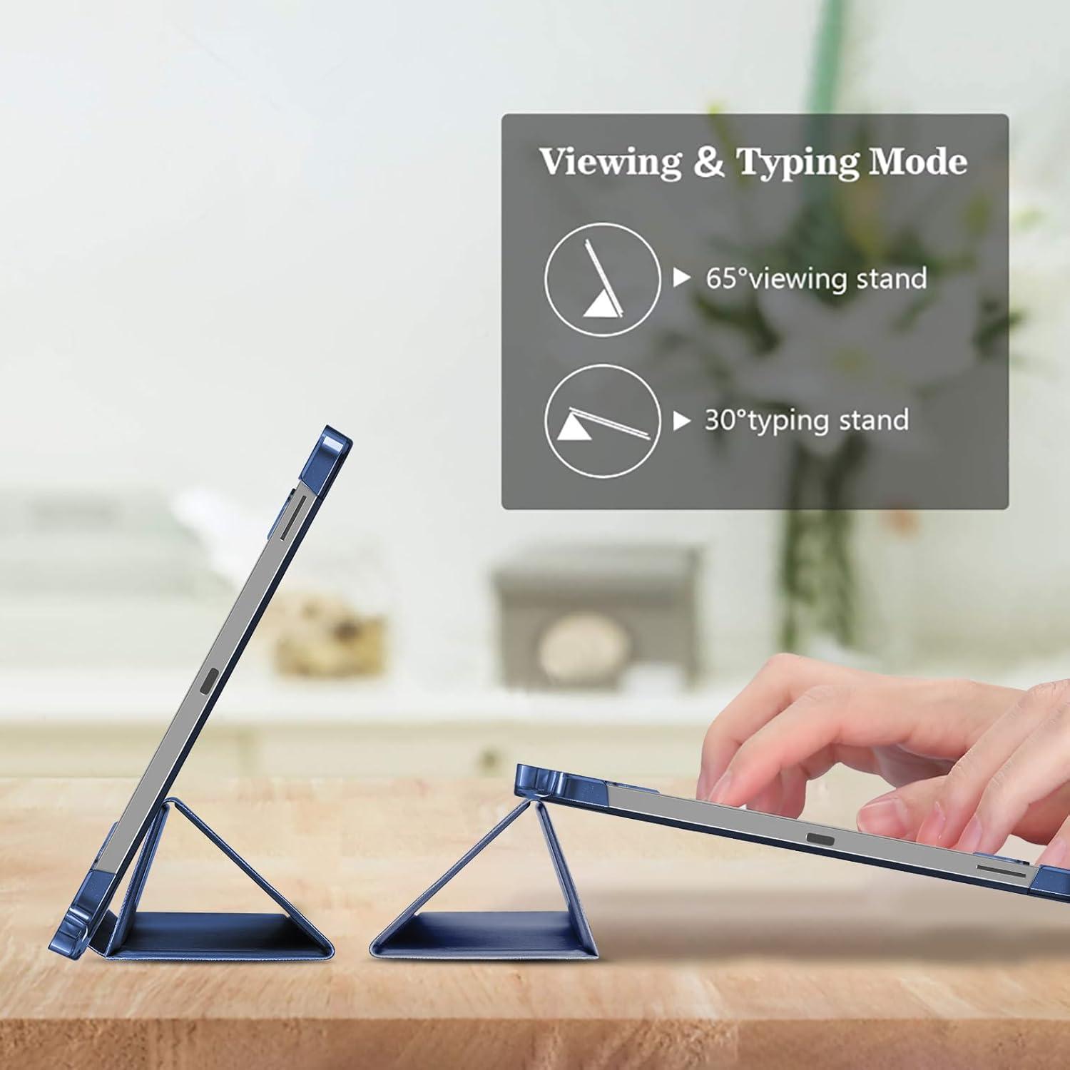 image:imageProCase Smart Case for Galaxy Tab S10 LiteS10 FES9 FE 109 Inch with S Pen Holder Slim Trifold Stand Folio Hard Back Shell Protective Cover for 109 Galaxy Tab S10 LiteS10 FES9 FE BlackNavy
