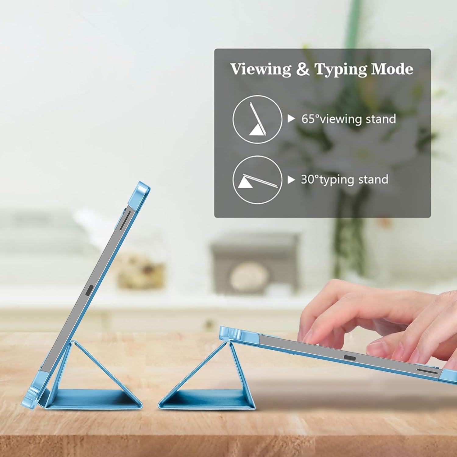image:imageProCase Smart Case for Galaxy Tab S10 LiteS10 FES9 FE 109 Inch with S Pen Holder Slim Trifold Stand Folio Hard Back Shell Protective Cover for 109 Galaxy Tab S10 LiteS10 FES9 FE BlackSky