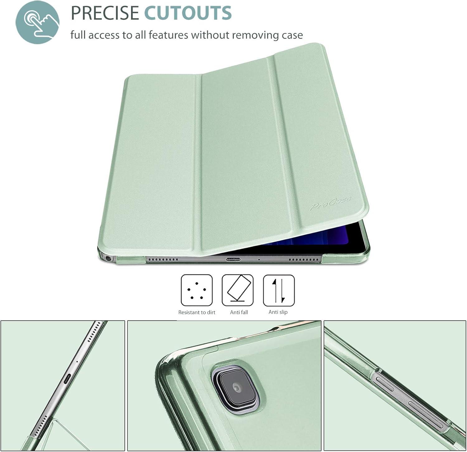 image:imageProCase Smart Case for Galaxy Tab a7 104 Inch 2022 2020 SMT509 T500 T503 T505 T507 Protective Stand Case Hard Shell Cover for 104 Inch Galaxy Tab a7 104 BlackGreen
