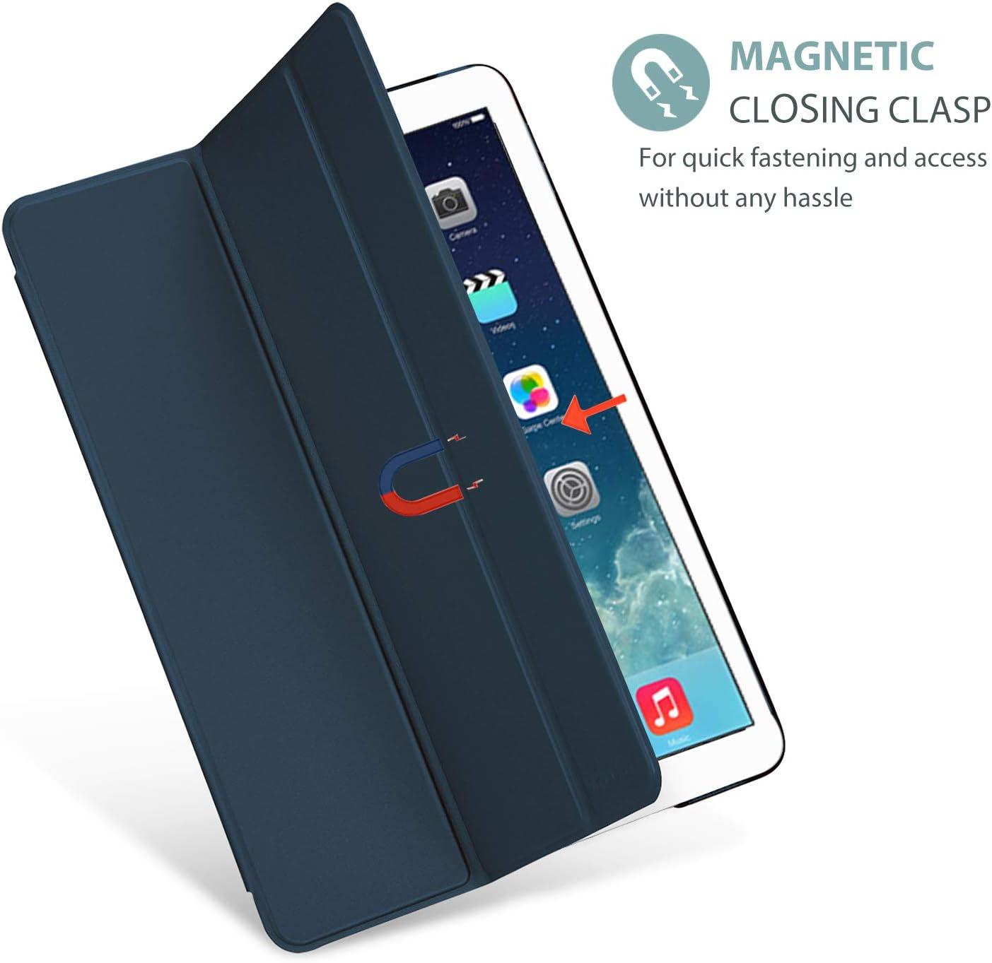 image:imageProCase Smart Case for iPad Air 1st Generation 97 Inch Protective Cover for iPad Air 1 Edition 2013 Model A1474 A1475 A1476 NavyNavy