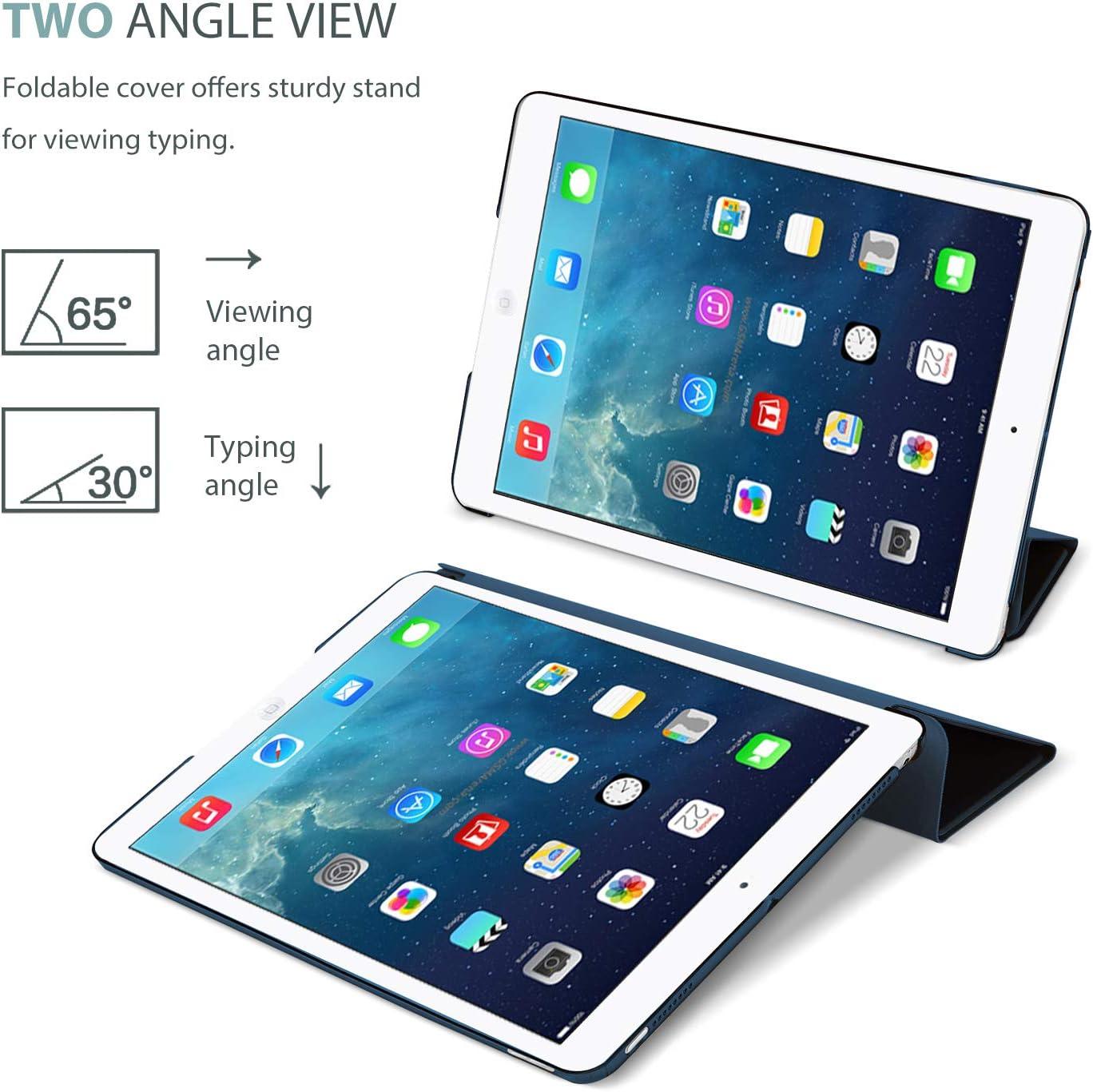 image:imageProCase Smart Case for iPad Air 1st Generation 97 Inch Protective Cover for iPad Air 1 Edition 2013 Model A1474 A1475 A1476 NavyNavy