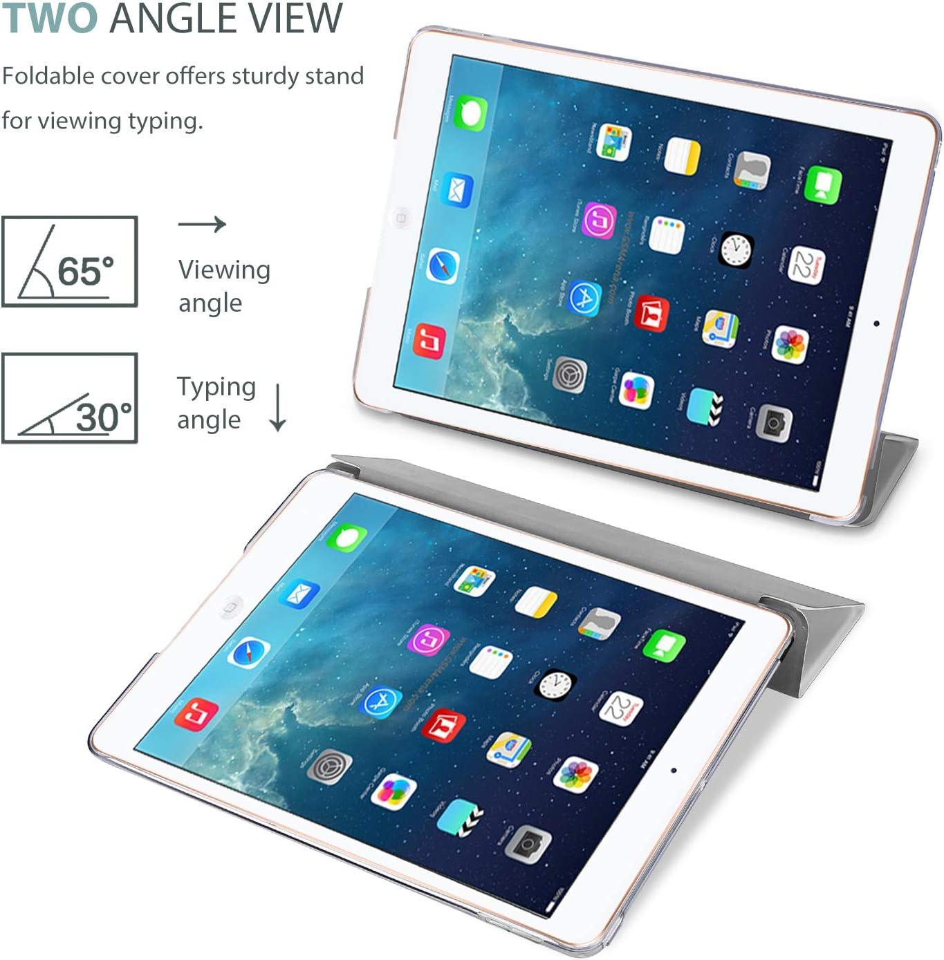 image:imageProCase Smart Case for iPad Air 1st Generation 97 Inch Protective Cover for iPad Air 1 Edition 2013 Model A1474 A1475 A1476 Navymetallic