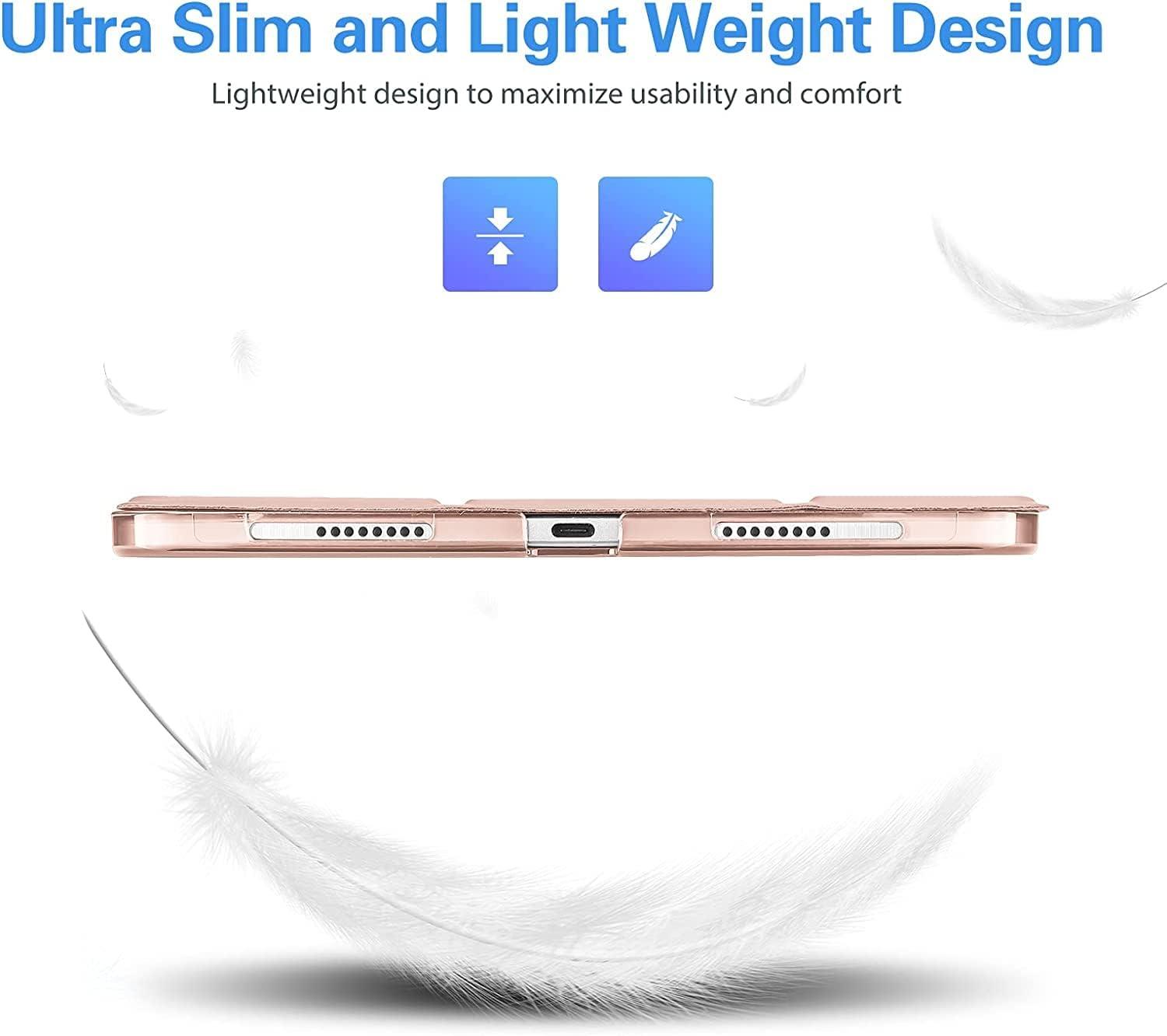 image:imageProCase Smart Case for iPad Pro 11 Case 2021 2020 2018 Slim Stand Hard Back Shell Smart Cover for iPad Pro 11 Inch 3rd Generation 2021 2nd Gen 2020 1st Gen 2018 Pink
